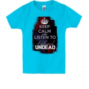 Детская футболка Keep calm and listen Hollywood Undead