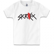 Детская футболка с логотипом "Skrillex"