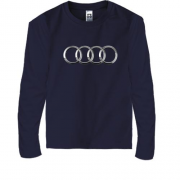 Детская футболка с длинным рукавом Audi (кольца)