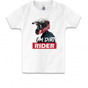 Детская футболка I'm a dirty rider