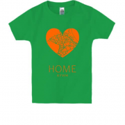 Детская футболка с сердцем Home Крым