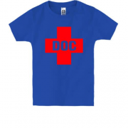 Детская футболка с красным крестом DOC