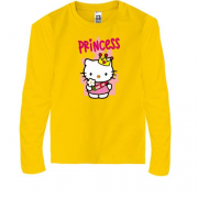 Детская футболка с длинным рукавом Хелло Китти - Princess