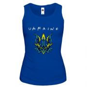 Майка Ukraine со стилизованным тризубом