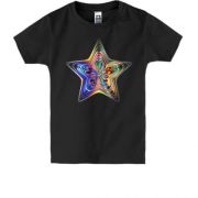 Детская футболка Голографическая звезда