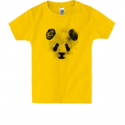 Детская футболка Панда акварель