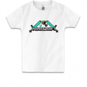 Детская футболка Minecraft Blades