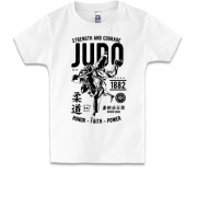 Детская футболка Judo постер