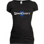 Женская удлиненная футболка Starcraft 2 (1)