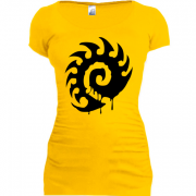 Женская удлиненная футболка We Are Zerg!
