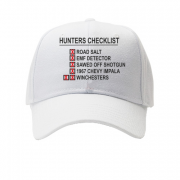 Кепка с принтом  "Hunters checklist"