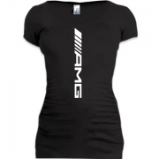 Женская удлиненная футболка AMG (в)