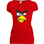 Женская удлиненная футболка Red bird