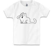 Детская футболка "Голодный Кот Саймона"