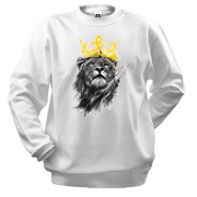 Свитшот со львом в короне