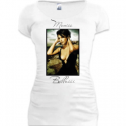 Женская удлиненная футболка с фото Моники Беллуччи