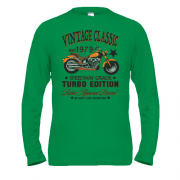 Лонгслив vintage classic moto