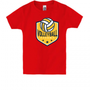 Детская футболка volleyball team logo