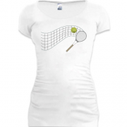 Туника с теннисной сеткой, ракеткой и мячом