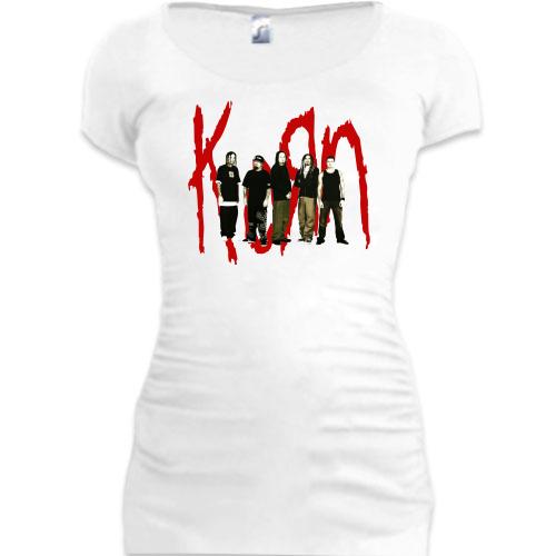 Подовжена футболка Korn Band