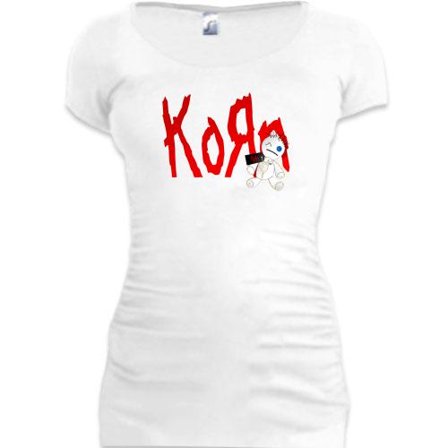 Подовжена футболка Korn Doll