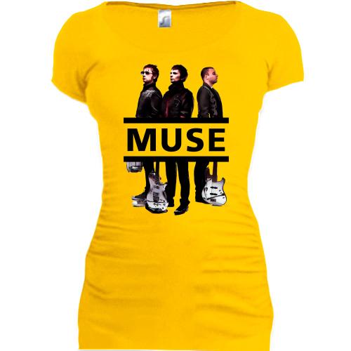 Подовжена футболка Muse Band (арт)