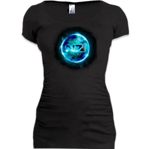 Подовжена футболка Mass Effect N7 (2)
