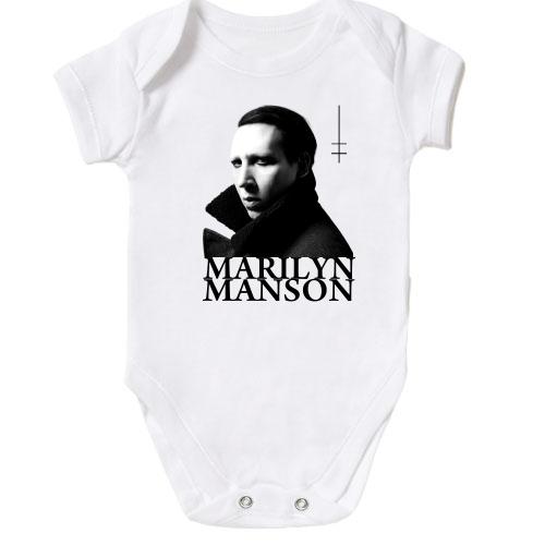 Детское боди Marilyn Manson - Heaven Upside Down