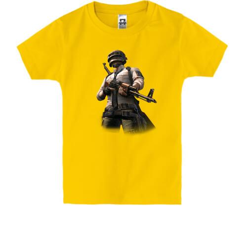 Детская футболка с персонажем PlayerUnknown’s Battlegrounds (2)
