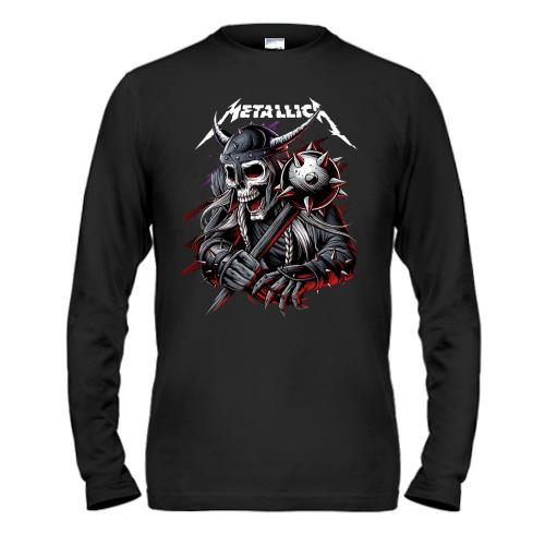 Чоловічий лонгслів Metallica (Зі скелетом-воїном) 2