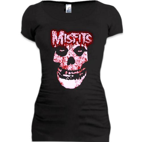Подовжена футболка The Misfits (з кров'ю)