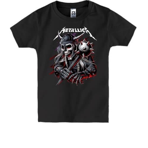 Детская футболка Metallica (со скелетом-воином) 2