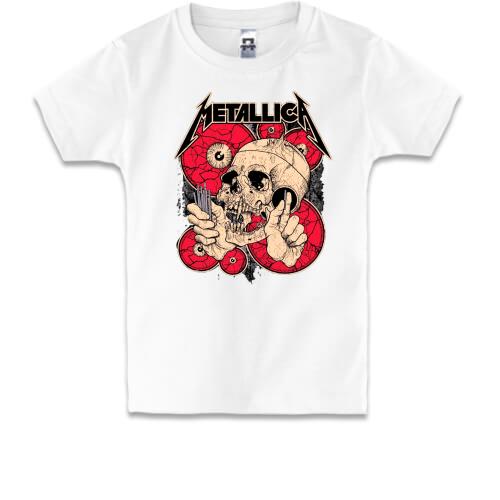 Дитяча футболка Metallica (арт череп)