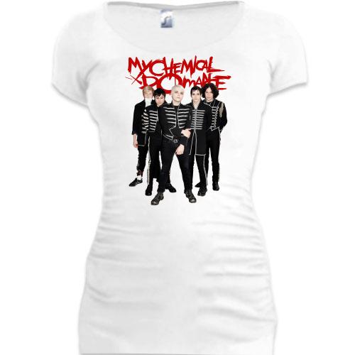Подовжена футболка My Chemical Romance Band