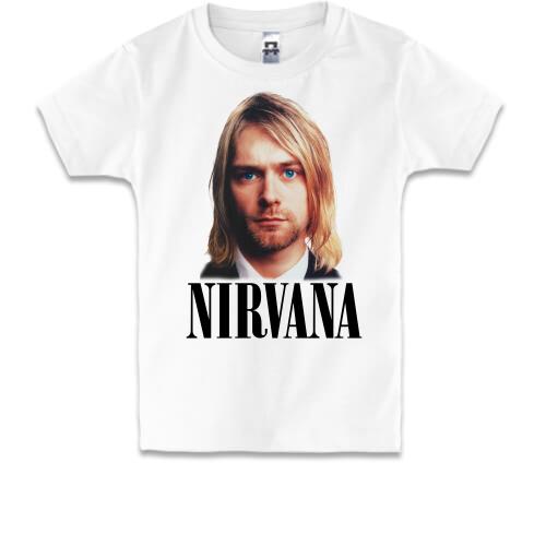 Детская футболка с Курт Кобейном (Nirvana)