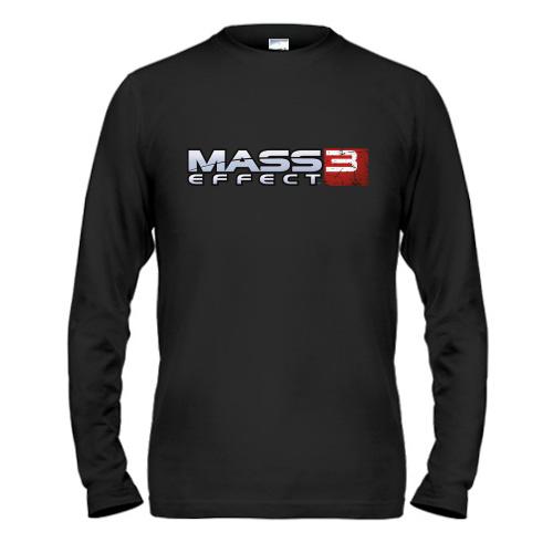 Чоловічий лонгслів Mass Effect 3 Logo