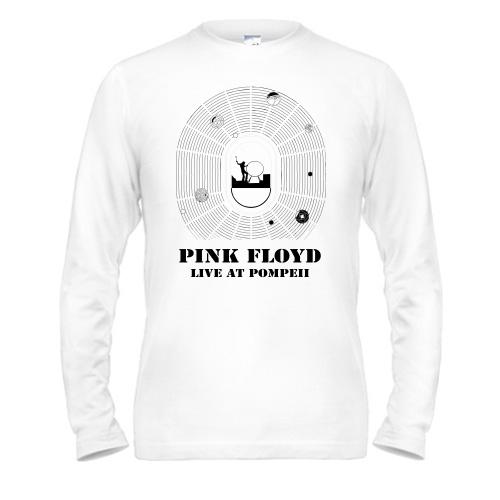 Чоловічий лонгслів Pink Floyd - LIVE AT POMPEII