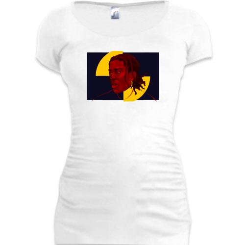 Подовжена футболка з Asap Rocky (ілюстрація)