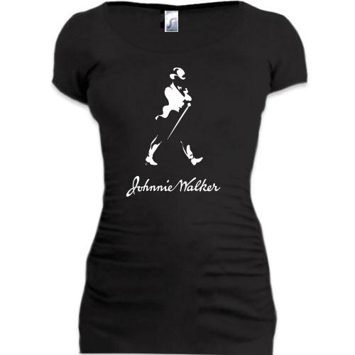 Женская удлиненная футболка Johnnie Walker (2)