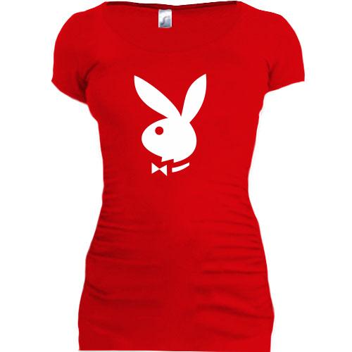 Женская удлиненная футболка Playboy