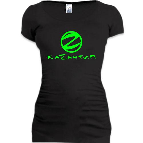 Женская удлиненная футболка Казантип