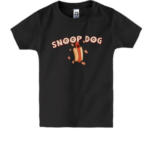 Детская футболка со Snoop Dogg и хот-догом