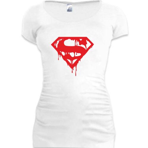 Подовжена футболка кривавий супермен