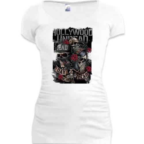 Подовжена футболка з Hollywood Undead (обложка альбому)