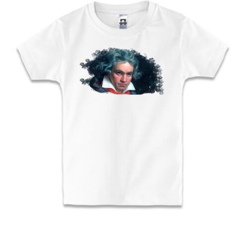 Детская футболка с Людвигом ван Бетховеном