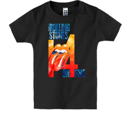 Детская футболка Rolling Stones 14 Fire