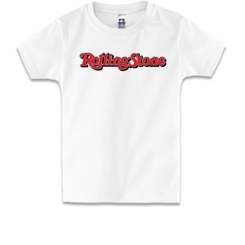 Детская футболка Rolling Stone надпись