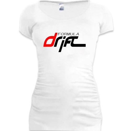 Женская удлиненная футболка Formula Drift