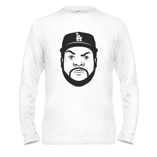 Чоловічий лонгслів з портретом Ice Cube