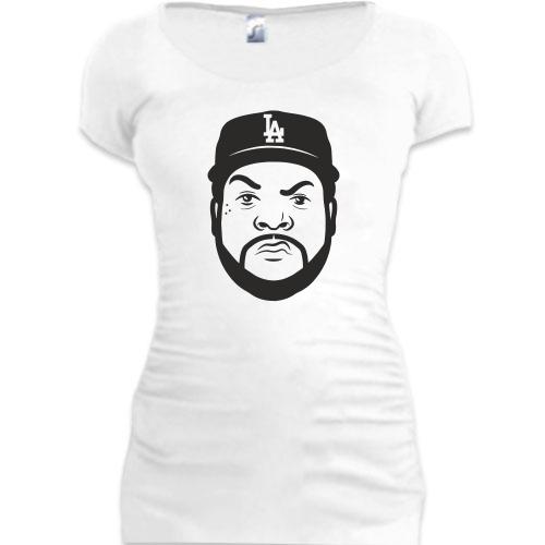 Подовжена футболка з портретом Ice Cube